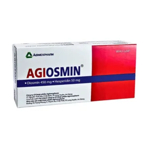 Agiosmin (4 vỉ x 15 viên) - Điều trị suy tĩnh mạch mạn tính