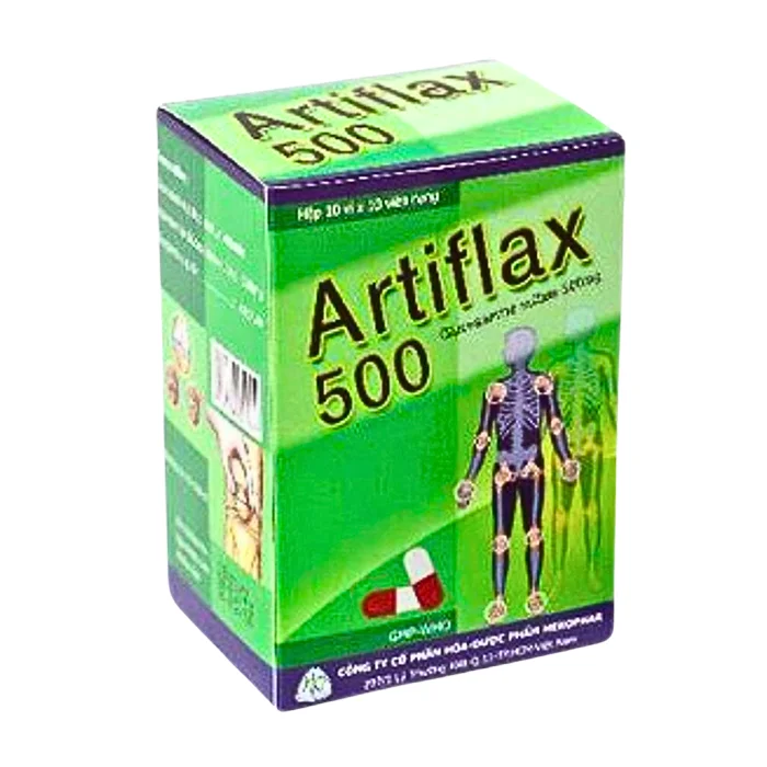 Artiflax 500 (10 vỉ x 10 viên) - Điều trị thoái hóa khớp gối