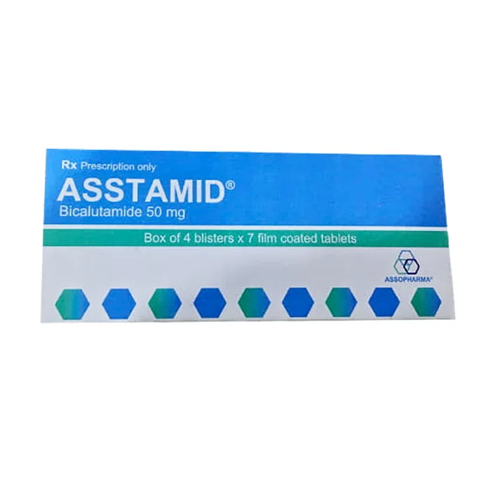 Asstamid (4 vỉ x 7 viên) - Điều trị ung thư tuyến tiền liệt
