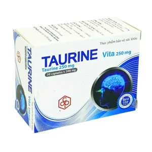 Taurine Vita 250mg (6 vỉ x 10 viên) - Hỗ trợ thị lực, suy nhược thần kinh và bệnh tiểu đường