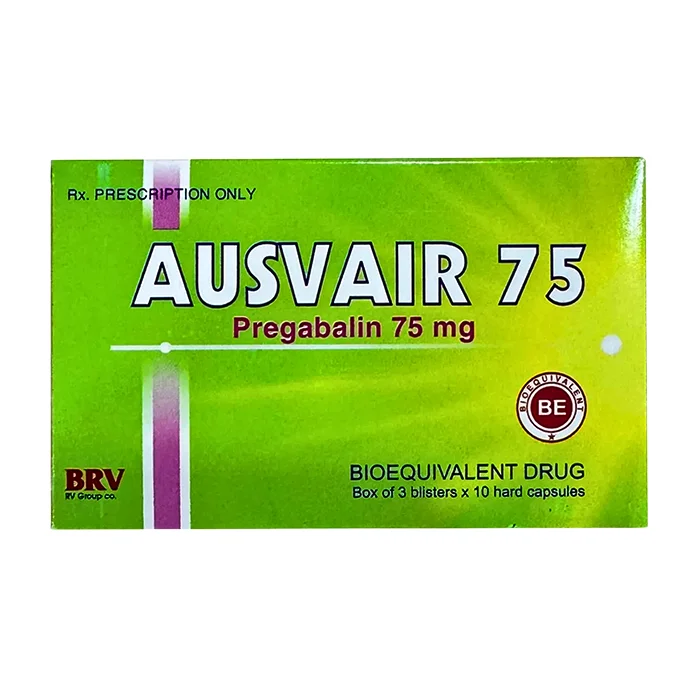 Ausvair 75 BV (3 vỉ x 10 viên) - Điều trị viêm, đau do dây thần kinh ngoại vi