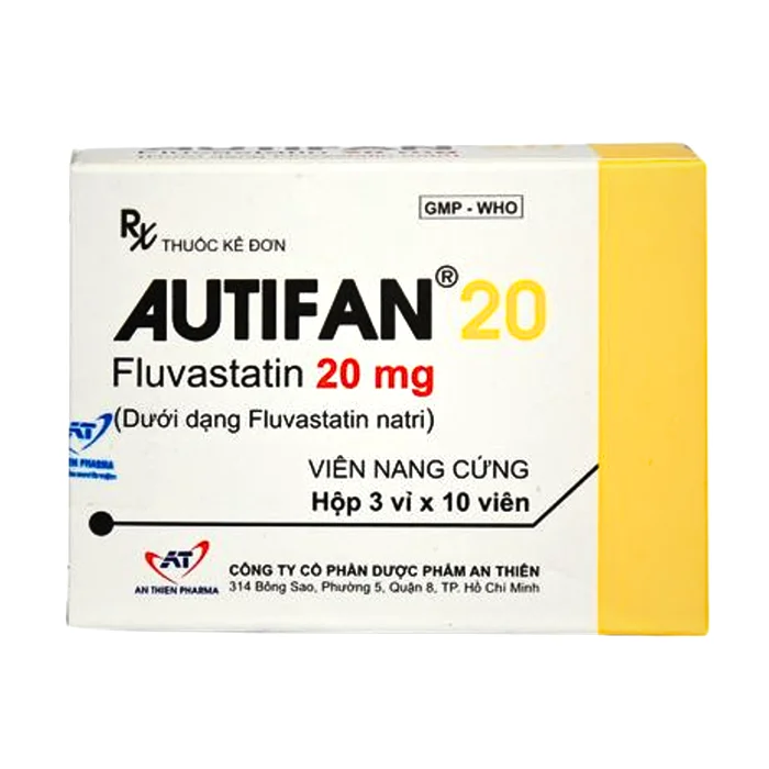 Autifan 20 (3 vỉ x 10 viên) - Điều trị rối loạn lipid huyết