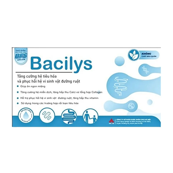 Men Tiêu Hóa Bacillus Extra (20 ống x 10ml) – Bổ sung hệ vi sinh, tiêu hóa cho đường ruột