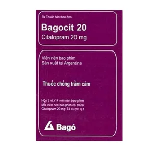 Bagocit 20mg (2 vỉ x 14 viên) - Điều trị bệnh trầm cảm