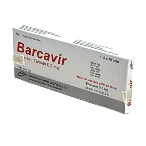 Barcavir 0.5mg (1 vỉ x 10 viên) - Điều trị nhiễm virus viêm gan B mạn tính
