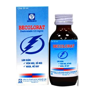 Siro Becolorat 30ml - Điều trị viêm mũi dị ứng, mề đay