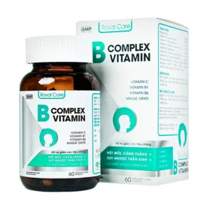 B Complex Vitamin Royal Care (60 viên) - Hỗ trợ giảm mệt mỏi, căng thẳng