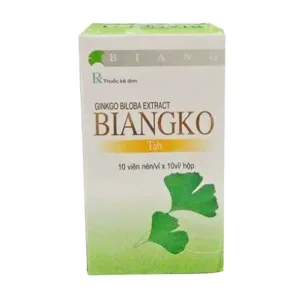 Biangko (10 vỉ x 10 viên) - Điều trị thiểu năng tuần hoàn ngoại vi