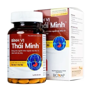 Bình Vị Thái Minh (80 viên) - Hỗ trợ giảm acid dịch vị, giúp bảo vệ niêm mạc dạ dày