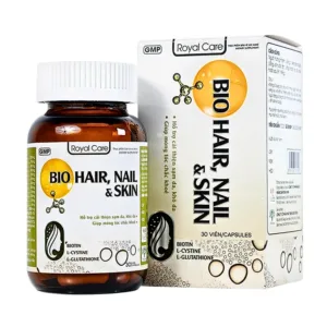 BIO Hair, Nail & Skin Royal Care (30 viên) - Giúp giảm sạm da khô da