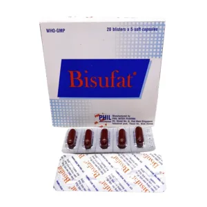 Bisufat (20 vỉ x 5 viên) - Giảm stress, tăng sức đề kháng