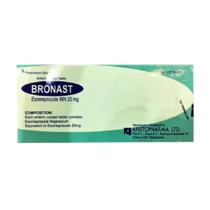 Bronast 20mg (Esomeprazol) - Điều trị trào ngược dạ dày