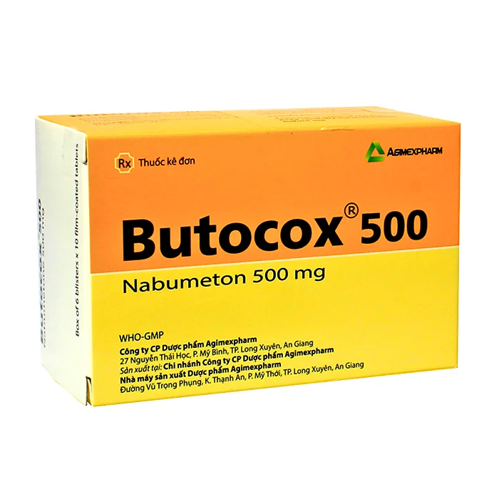 Butocox 500 (6 vỉ x 10 viên) - Thuốc điều trị viêm khớp