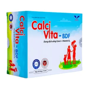 BDF Kids - Bidiphar Calci Vita (24 ống x 5ml) - Bổ sung canxi cho trẻ em