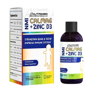 NMI Calmag + Zinc D3 (120ml) - Hỗ trợ giúp xương, răng chắc khỏe và tăng cường sức đề kháng cho trẻ