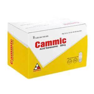 Cammic 500mg (10 vỉ x 10 viên) - Điều trị và phòng ngừa chảy máu