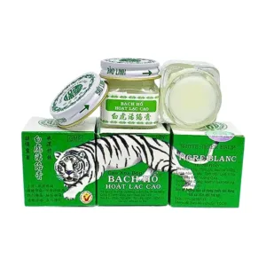 Cao xoa bóp Bạch Hổ Hoạt Lạc Cao (12 chai x 20g) - Điều trị đau lưng cấp, đau thần kinh tọa
