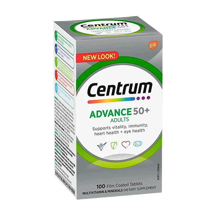 Centrum Silver Adults 50+ ( viên) - Bổ sung các dưỡng chất và tăng cường sức đề kháng