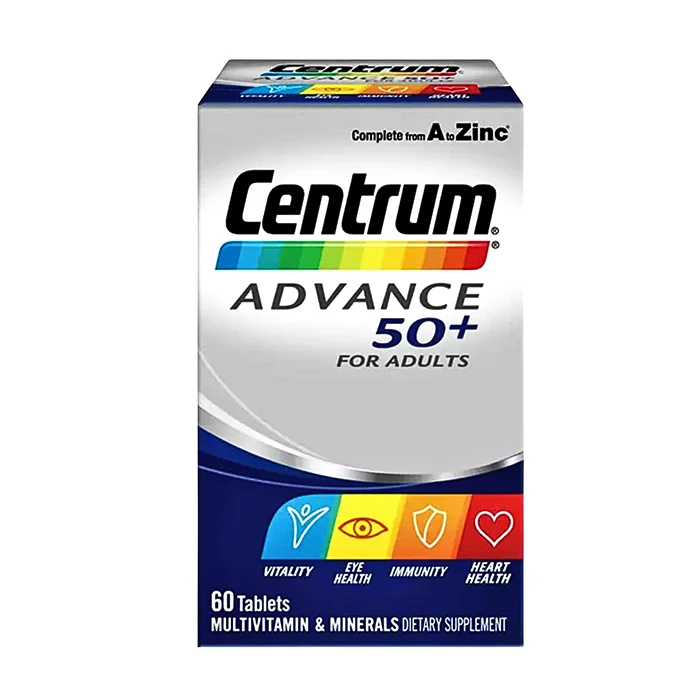 Centrum Advance For Adults (60 viên) - Bổ sung Multivitamin giúp cơ thể luôn khỏe mạnh, phòng ngừa bệnh tật
