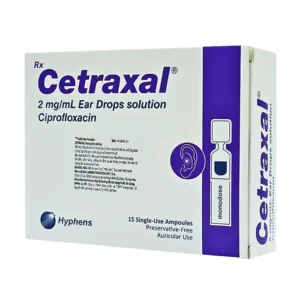 Cetraxal Salvat (15 ống) - Dung dịch nhỏ tai điều trị viêm tai ngoài cấp tính