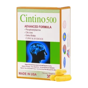 Cintino 500 (3 vỉ x 10 viên) - Hỗ trợ giảm di chứng sau tai biến