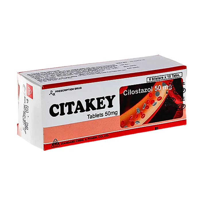 Citakey Tables 50mg (6 vỉ x 10 viên) - Điều trị chứng khập khiễng cách hồi