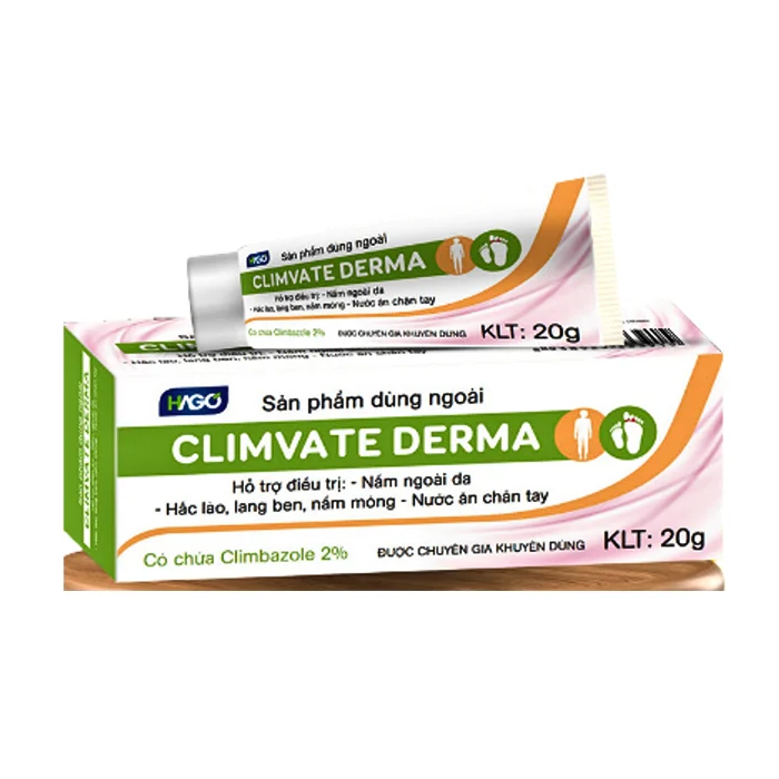 Climvate Derma (tuýp 12g) – Hỗ trợ điều trị nấm, hắc là, lang ben, làm dịu, hỗ trợ làm lành tổn thương da