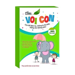Cốm Voi Con (16 gói x 4g) - Giảm ho, đờm, sổ mũi, khàn tiếng, đau họng, viêm hô hấp