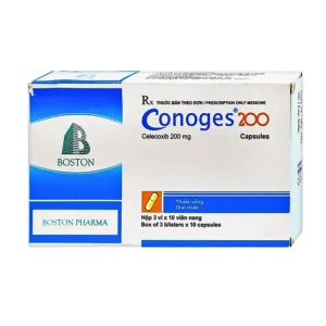 Conoges 200 Boston (30 viên) - Điều trị triệu chứng viêm xương khớp, viêm khớp dạng thấp