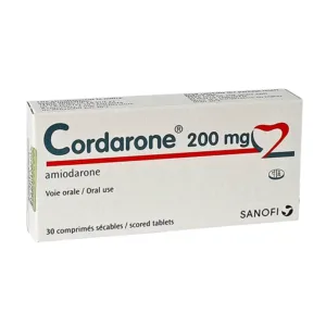 Cordarone 200mg (30 viên) - Phòng ngừa và điều trị một số dạng rối loạn nhịp tim