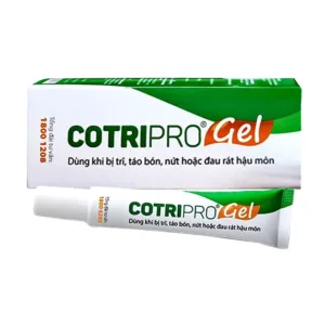 Gel Cotripro (25g) - Hỗ trợ cho người bị trĩ, táo bón, nứt hoặc đau rát hậu môn