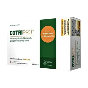 Cotripro (2 vỉ x 10 viên) - Hỗ trợ tăng sức bền thành mạch, giảm triệu chứng của trĩ