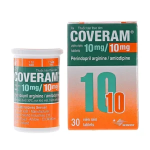 Coveram 10mg/10mg (30 viên) - Điều trị tăng huyết áp