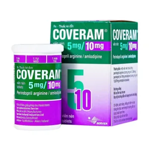 Coveram 5mg/10mg Servier (30 viên) - Điều trị tăng huyết áp