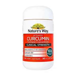 Activated Curcumin Clinical Strength (30 viên) - Hỗ trợ giảm các triệu chứng viêm khớp, thoái hóa khớp
