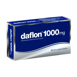 Daflon 1000mg (3 vỉ x 10 viên) - Điều trị triệu chứng thực thể liên quan đến trĩ cấp