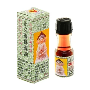Dầu Phật Linh Trường Sơn (10 chai x 1.5ml) - Điều trị cảm, ho, sổ mũi, nhức đầu, say nắng