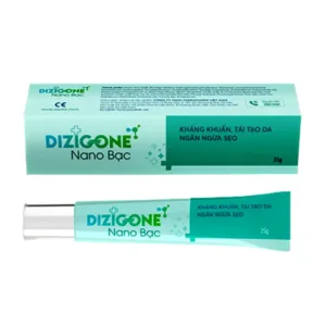 Dizigone Nano Bạc (25g) - Hỗ trợ kháng khuẩn, tái tạo da và ngăn ngừa sẹo