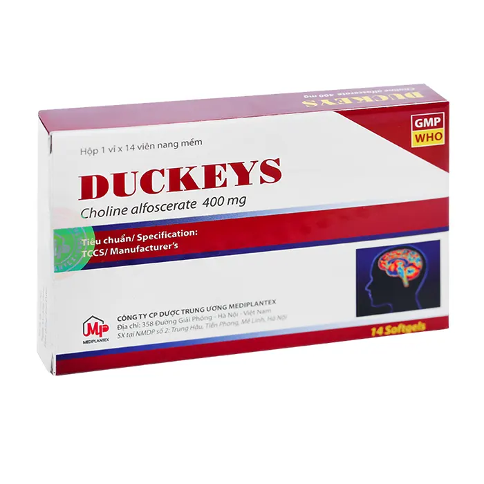 Duckeys Medipantex ( Hộp 1 vỉ x 14 viên) - Điều trị giảm trí nhớ ở người già
