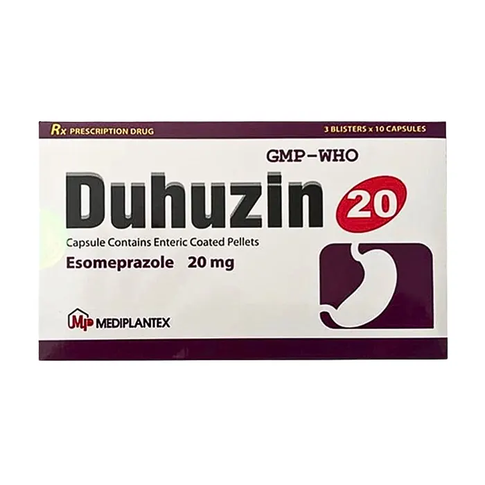 Duhuzin 20mg Mediplantex ( 30 viên) - Thuốc điều trị trào ngược dạ dày thự quản