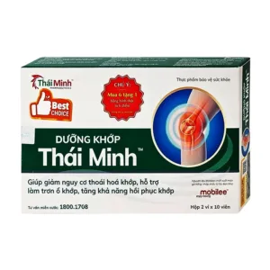 Dưỡng khớp (2 vỉ x 10 viên) - Giúp giảm nguy cơ thoái hóa khớp