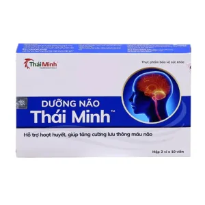 Dưỡng Não Thái Minh (2 vỉ x 10 viên) - Hỗ trợ hoạt huyết, giúp lưu thông máu não