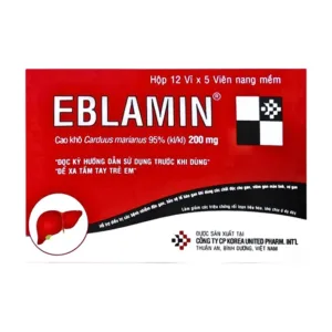 Eblamin (12 vỉ x 5 viên) - Hỗ trợ điều trị viêm gan, xơ gan