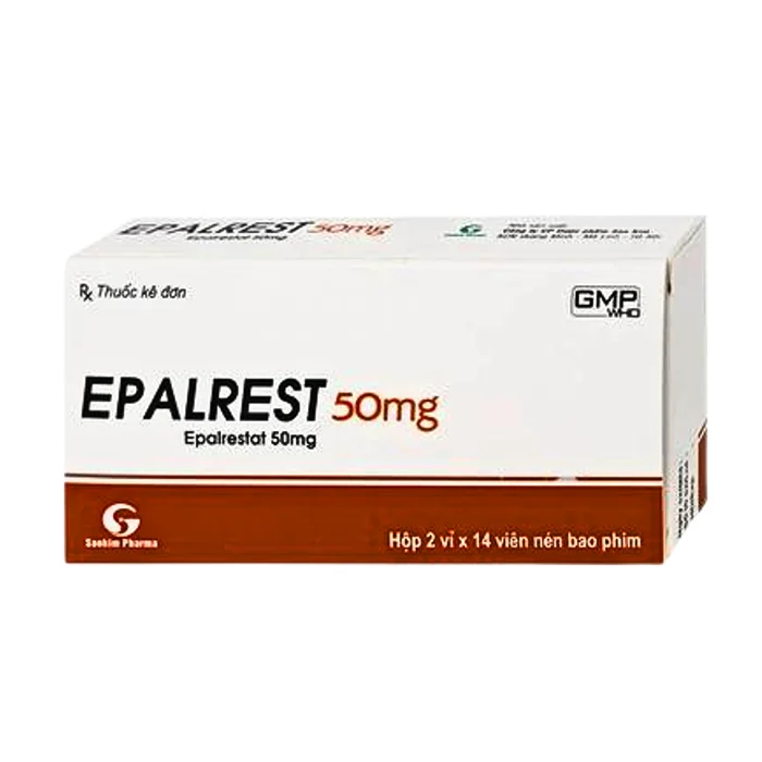 Epalrest 50mg (2 vỉ x 14 viên) - Phòng và điều trị biến chứng đái tháo đường