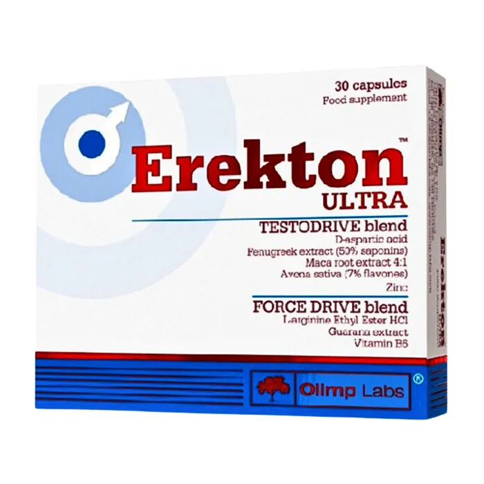 Erekton Ultra Olimp (2 vỉ x 15 viên) - Hỗ trợ tăng tiết testosterone, tăng cường sức khỏe sinh lý nam giới