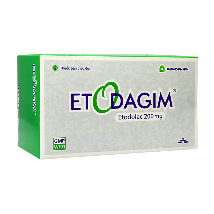 Etodagim (10 vỉ x 10 viên) - Điều trị viêm xương khớp, cơn gout cấp hay giả gout