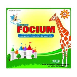 Focium nano (hộp 20 ống) - Thuốc bổ sung canxi