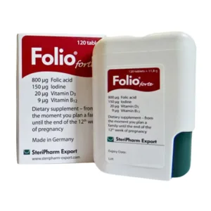 Folio 800mg (30 viên) - Bổ sung acid folic, iốt và các chất dinh dưỡng cần thiết cho phụ nữ dự định mang thai