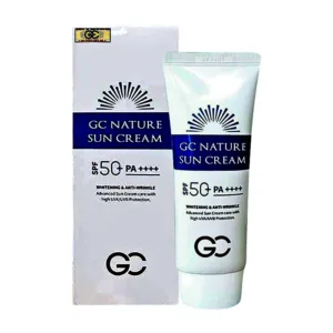 GC Nature Sun Cream SPF 50+/PA++++ (60ml) - Kem chống nắng nâng tone & dưỡng sáng da