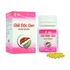 Giải độc gan Xuân Quang (lọ 50g) - Trị viêm gan virus, ứ mật vàng da
